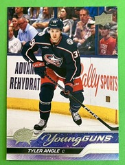 2023-24 Upper Deck #453 Tyler Angle Young Guns Blue Jackets